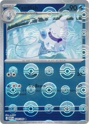 Vanillish (Poke Ball Reverse) (028/086)