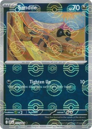 Sandile (Poke Ball Reverse) (057/086)