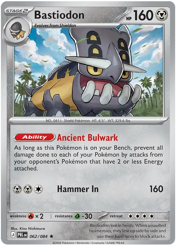 Bastiodon (062/084) (Holo)