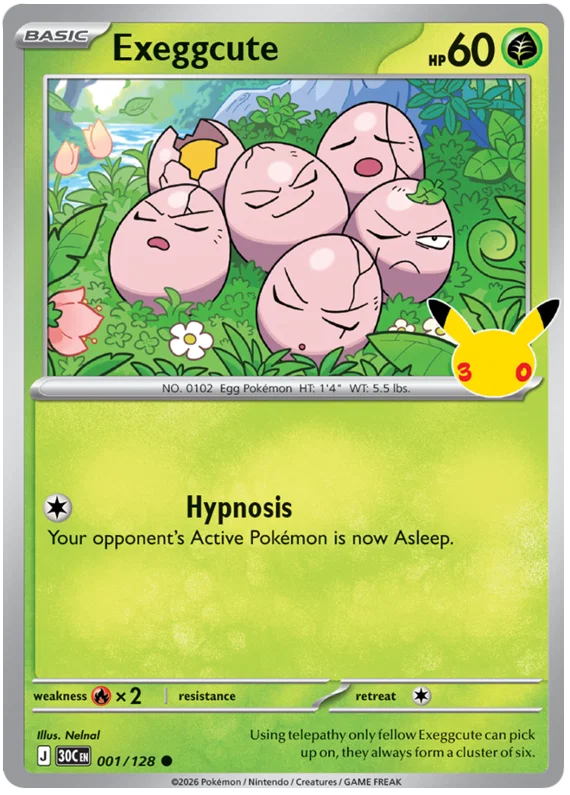 Exeggcute (001/128) (Holo)