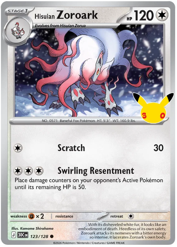 Hisuian Zoroark (123/128) (Holo)