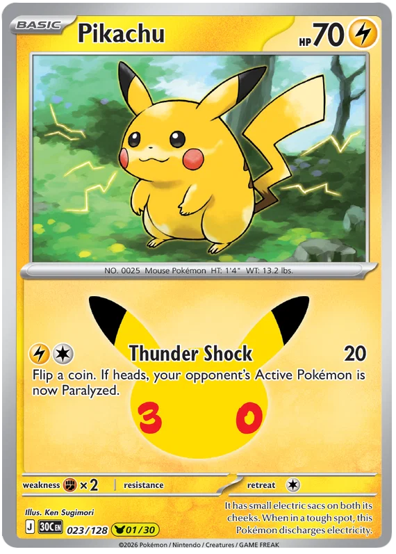 Pikachu (023/128) (Holo)