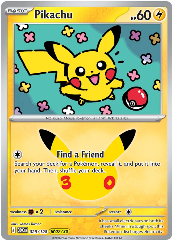 Pikachu (029/128) (Holo)
