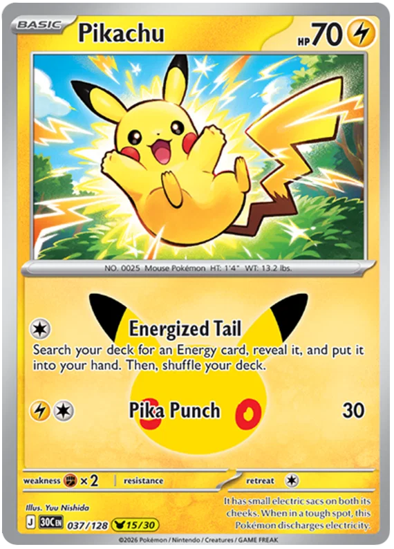 Pikachu (037/128) (Holo)
