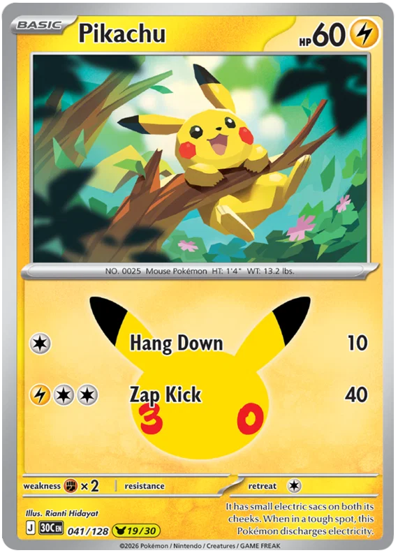 Pikachu (041/128) (Holo)