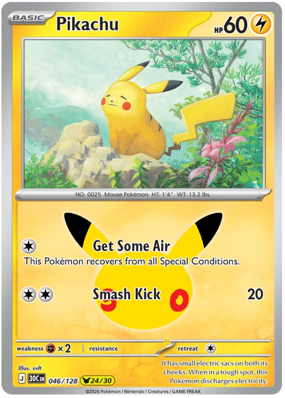 Pikachu (046/128) (Holo)