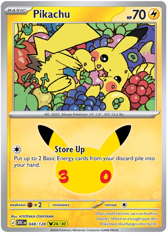 Pikachu (048/128) (Holo)
