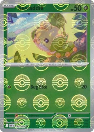 Sewaddle (Poke Ball Reverse) (001/086)