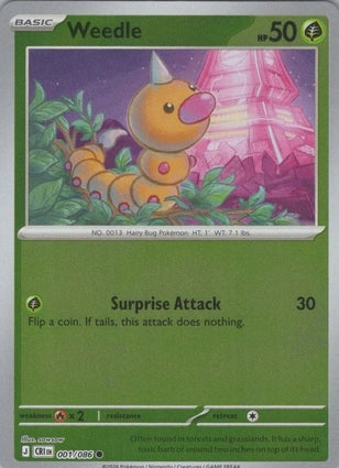 Weedle (Reverse) (001/086)