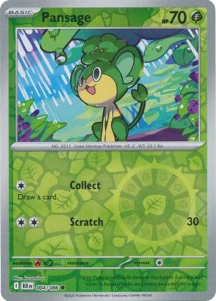 Pansage (Reverse) (004/086)