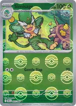 Simisage (Poke Ball Reverse) (005/086)