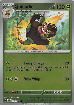 Quilladin (Reverse) (006/086)
