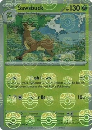 Sawsbuck (Master Ball Reverse) (007/086)