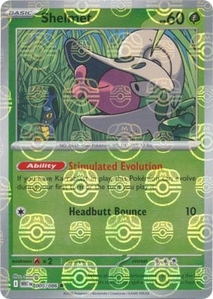 Shelmet (Master Ball Reverse) (008/086)