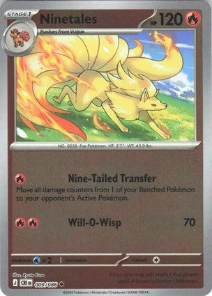 Ninetales (Reverse) (009/086)