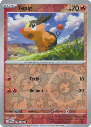Tepig (Reverse) (011/086)