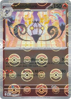 Chandelure (Poke Ball Reverse) (018/086)