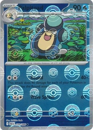 Palpitoad (Poke Ball Reverse) (020/086)