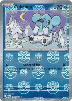 Cubchoo (Master Ball Reverse) (025/086)