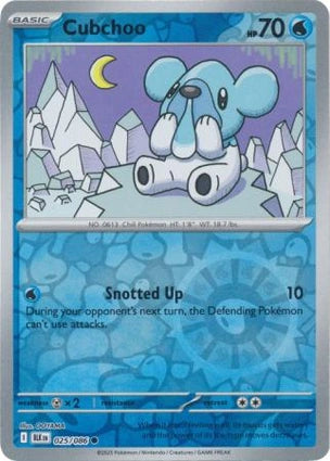 Cubchoo (Reverse) (025/086)