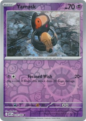 Yamask (Reverse) (039/086)