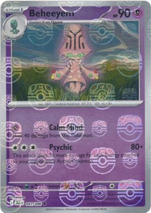 Beheeyem (Master Ball Reverse) (041/086)