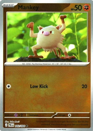 Mankey (Reverse) (042/084)