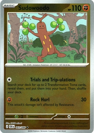 Sudowoodo (Reverse) (043/086)