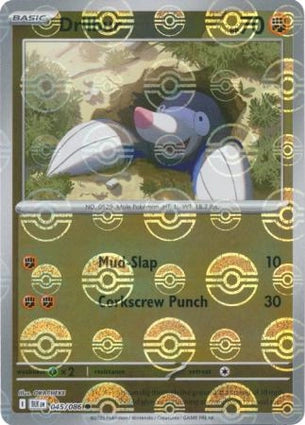 Drilbur (Poke Ball Reverse) (045/086)