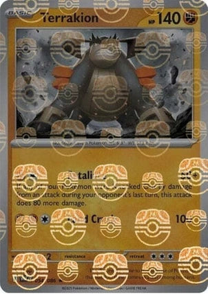 Terrakion (Master Ball Reverse) (054/086)