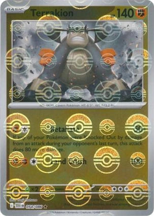 Terrakion (Poke Ball Reverse) (054/086)