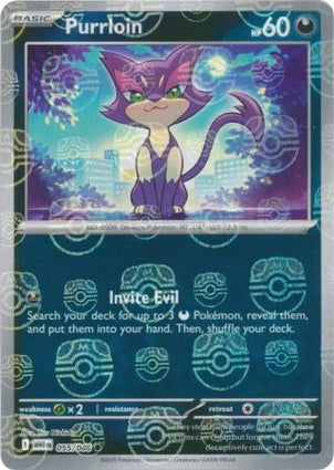 Purrloin (Master Ball Reverse) (055/086)