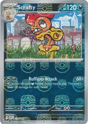 Scrafty (Master Ball Reverse) (058/086)