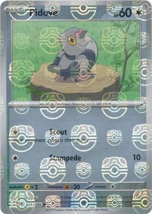 Pidove (Master Ball Reverse) (071/086)