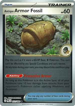 Antique Armor Fossil (Reverse) (072/084)