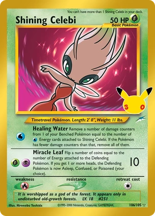 Shining Celebi (106/105)