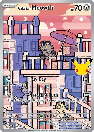 Galarian Meowth (141/128)