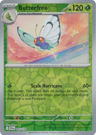 Butterfree (Reverse) (003/159)