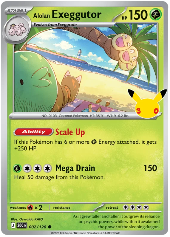 Alolan Exeggutor (002/128) (Holo)