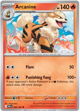 Arcanine (028/182)