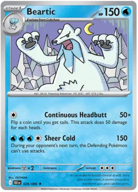 Beartic (Holo) (026/086)