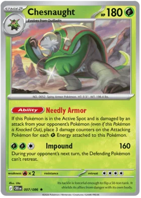 Chesnaught (Holo) (007/086)