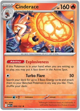 Cinderace (Holo) (028/132)
