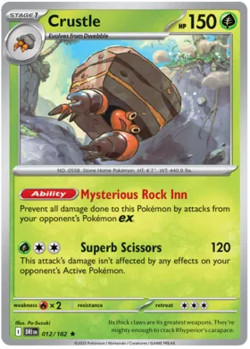 Crustle (Holo) (012/182)
