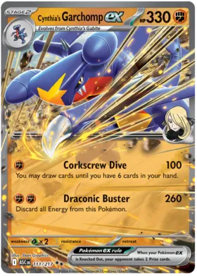 Cynthia's Garchomp ex (111/217)