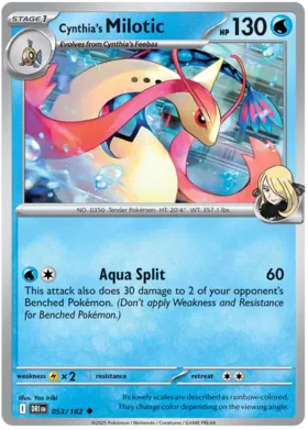Cynthia's Milotic (053/182)