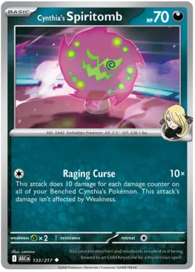 Cynthia's Spiritomb (133/217)
