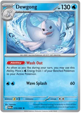 Dewgong (Holo) (019/088)