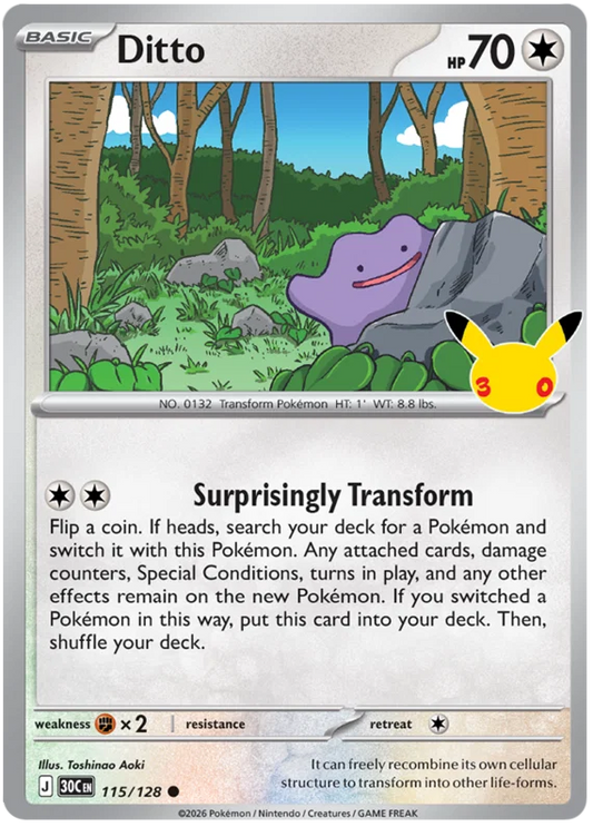 Ditto (115/128) (Holo)