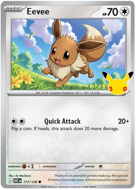 Eevee (117/128) (Holo)